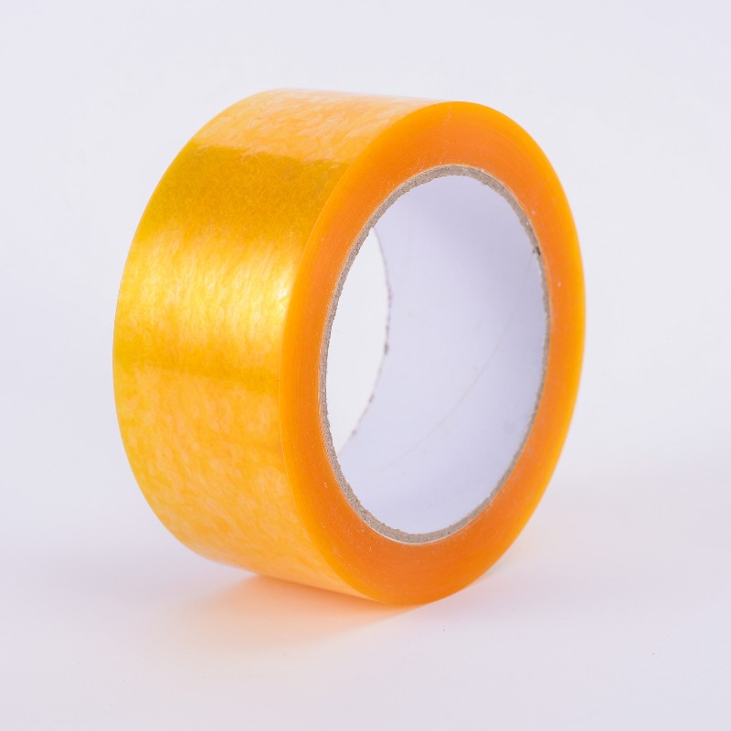 Bopp verpakkingszegel gele transparante tape met hoge viscositeit